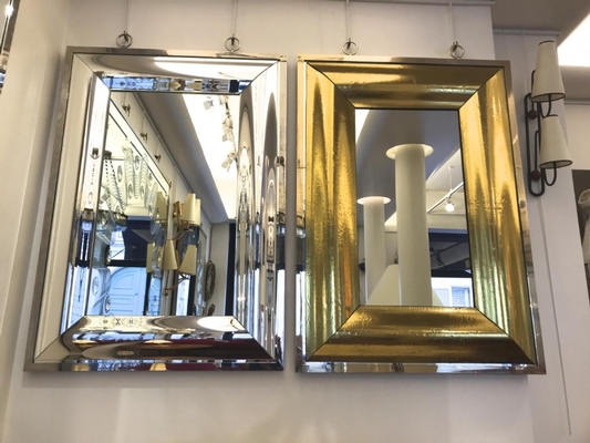 Rectangular gold mercury Frame Andre Hayat Mirror modelSeattle