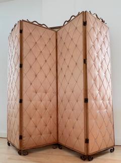 Rene Prou Hollywood look rarest french 40s folding screen