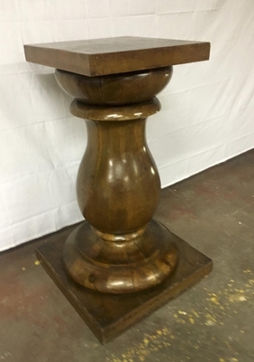 Solid Neo Classic Wood Pedestal