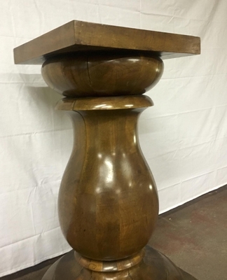 Solid Neo Classic Wood Pedestal