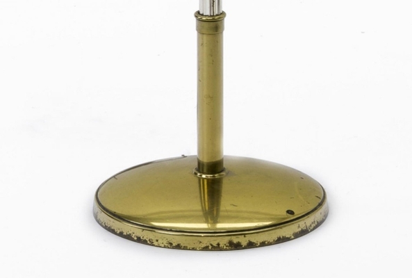 Stiffel Brass Greek Key Design Torchere Floor Lamp 