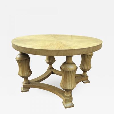 Style of Andre Arbus Coffee Table with Carved LeGS