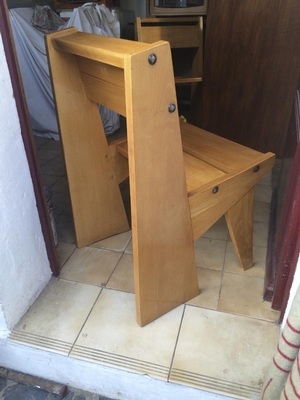 Style of Jeanneret Set of Four Modernist Chairs