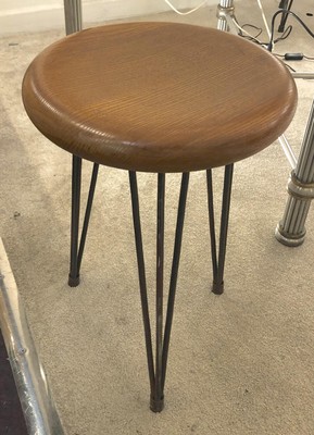 superb Pure design pair of organic 50s stools